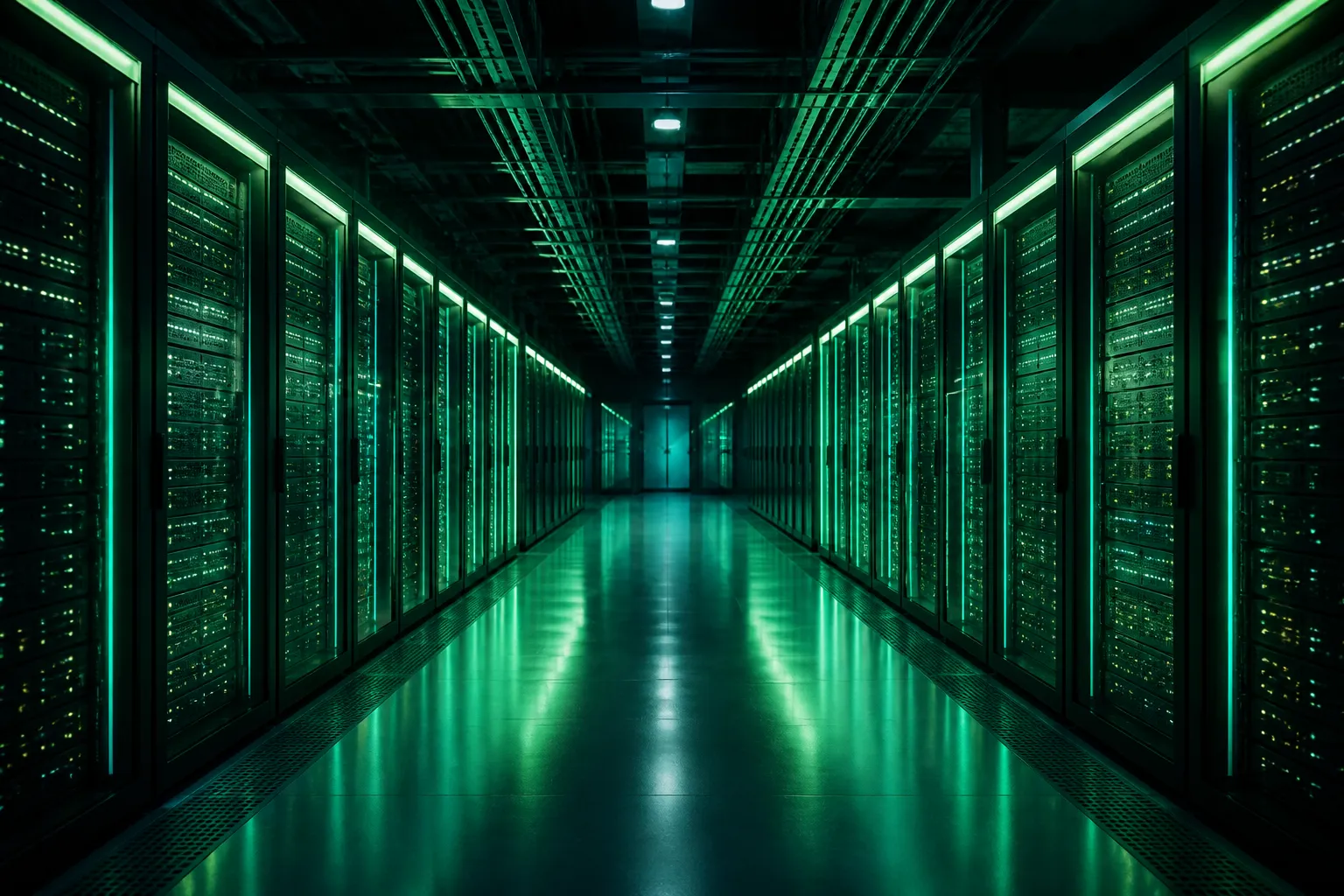Secure server infrastructure representing data protection