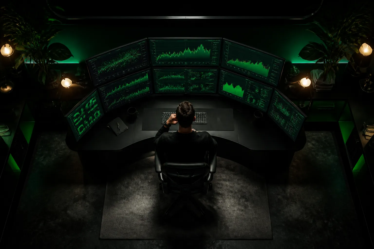 MridSystem team monitoring live AI marketing performance dashboards